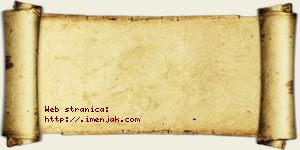 Jovanka Nikolendžić vizit kartica